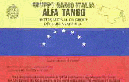 5 Division Alfa Tango QSL Card